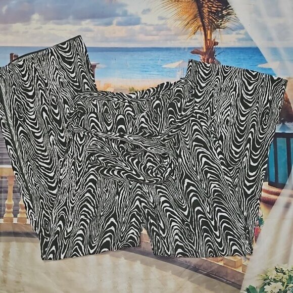 Johnathan Simkhai Swim Swirls Wide Leg Pants Size Medium - Picture 1 of 9